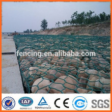 Panier de gabion enduit de PVC / panier de gabion en ventes